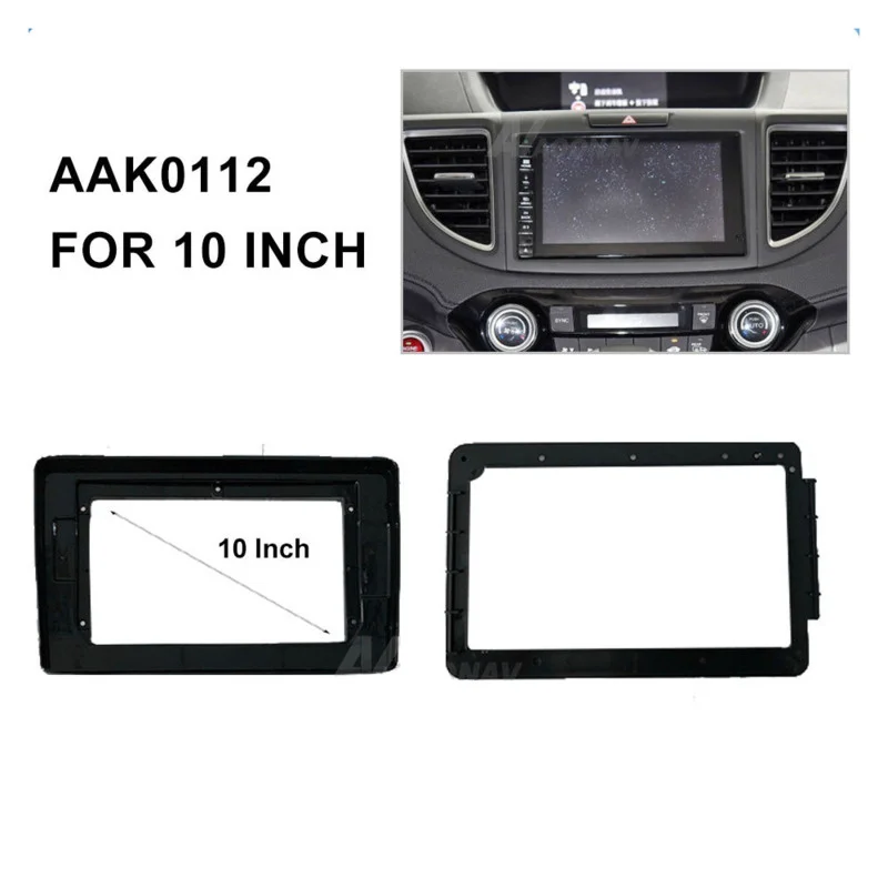 

10-дюймовая автомобильная аудио-навигация, большой экран, Автомобильная навигационная рамка, модифицированная Панель, подходит для Honda XRV 2015