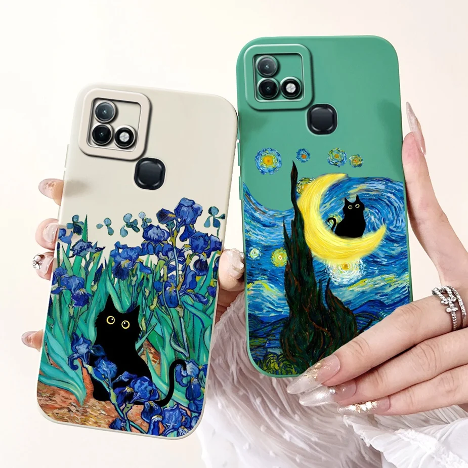 Для Infinix Hot 10i чехол Hot10i X658B X659B Новый Модный яркий с рисунком противоударный для