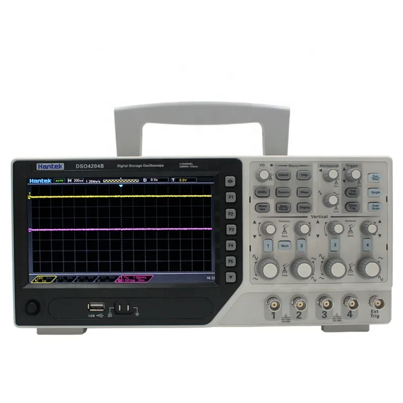 

DSO4204B High Precision Digital Oscilloscope Bandwidth Portable LCD Power Display Oscilloscope 4 Channel Sampling Rate PC Repair