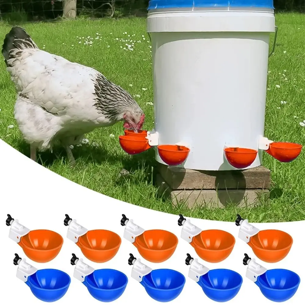 

4PCS Automatic Automatic Chicken Water Feeder Poultry Feeding Watering Supplie Chicken Waterer for for Chicks Duck Goose