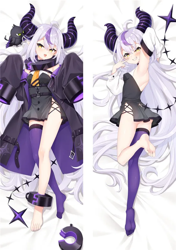 

Vtuber La+ Darknesss Dakimakura body Pillowcase Cushion Case Cover