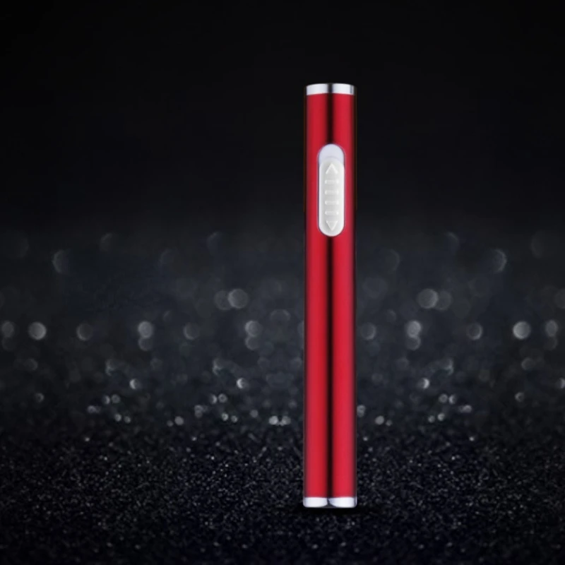 

Usb Charge Lighter Electronic Windproof Flames Smokeless Lighter Electronic Tungsten Turbo Ensendedor Mini Thin Lighter Cool