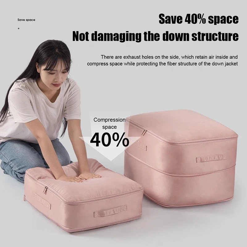 Домашний компактный компрессионный органайзер сверхпрочная Складная Сумка-тоут