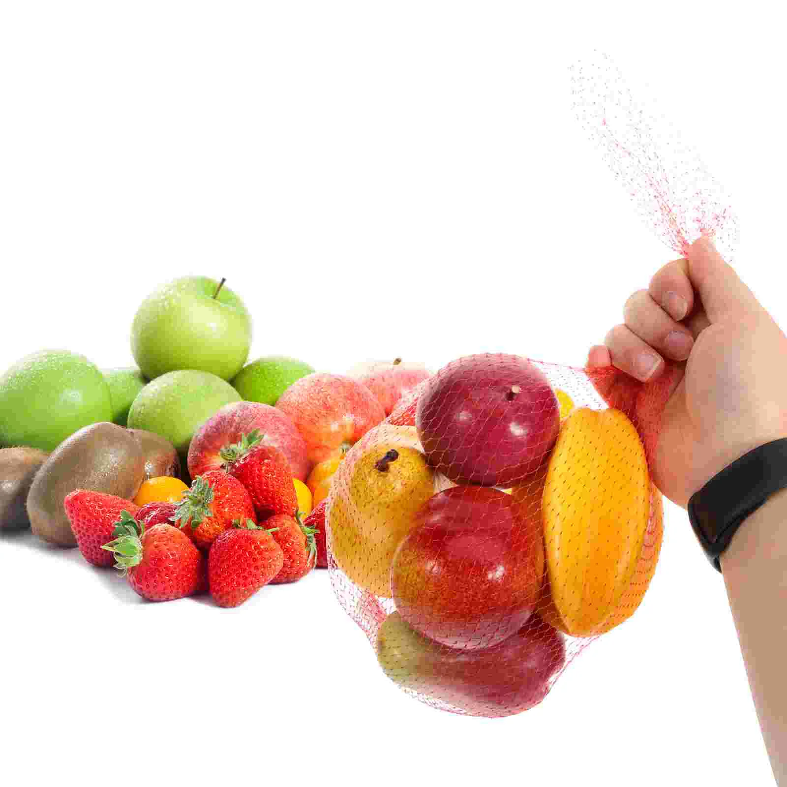 

Storage Mesh Bag Net Bags Weaving Nets Produce Fruit Reusable Eggs Large Potato