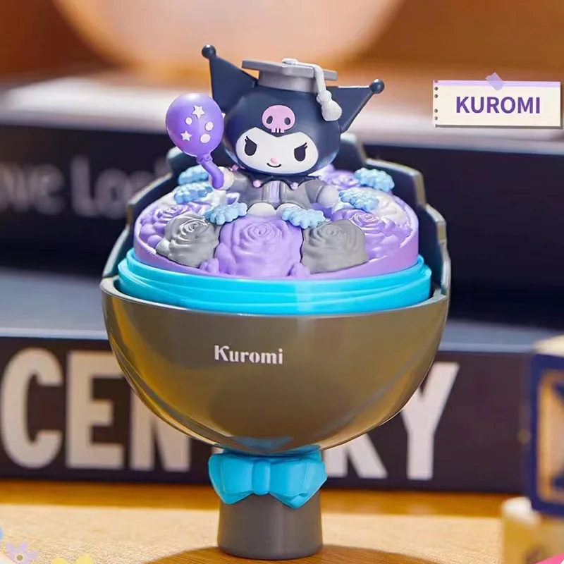 Sanrio персонаж Young Bouquet Series слепая коробка My Melody Kuromi Cinnamoroll двойная звезда KT Pom Purin