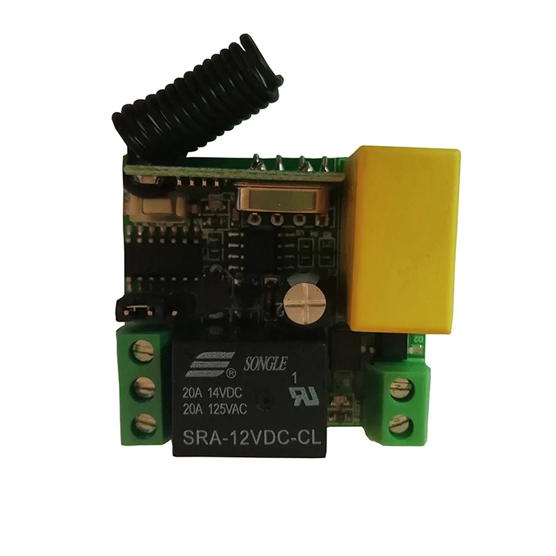 220 В переменного тока 1 канал RF беспроводной пульт дистанционного управления