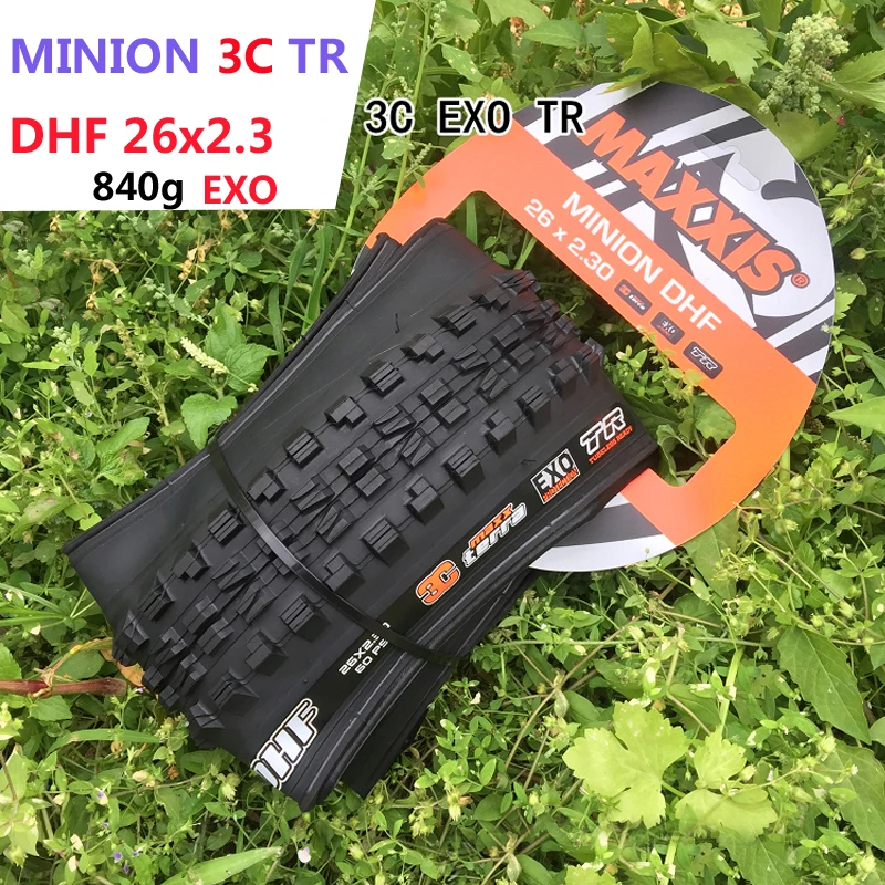 Бескамерная велосипедная шина MAXXIS MINION DHR/DHF TR EXO 26X2.2/2 35/2 4 27 5*2 4/29x2.2/2.35/2.5 AM/DH MTB