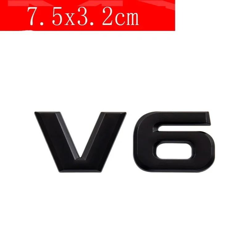Металлическая Эмблема кузова автомобиля наклейка на заднюю часть багажника lebi V6