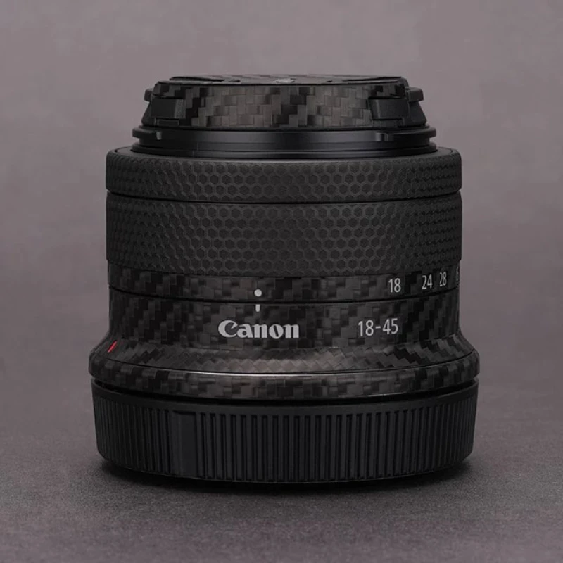 RF-S 18-45 мм кожаная пленка для камеры защитная виниловая наклейка Canon F4.5-6.3 IS STM