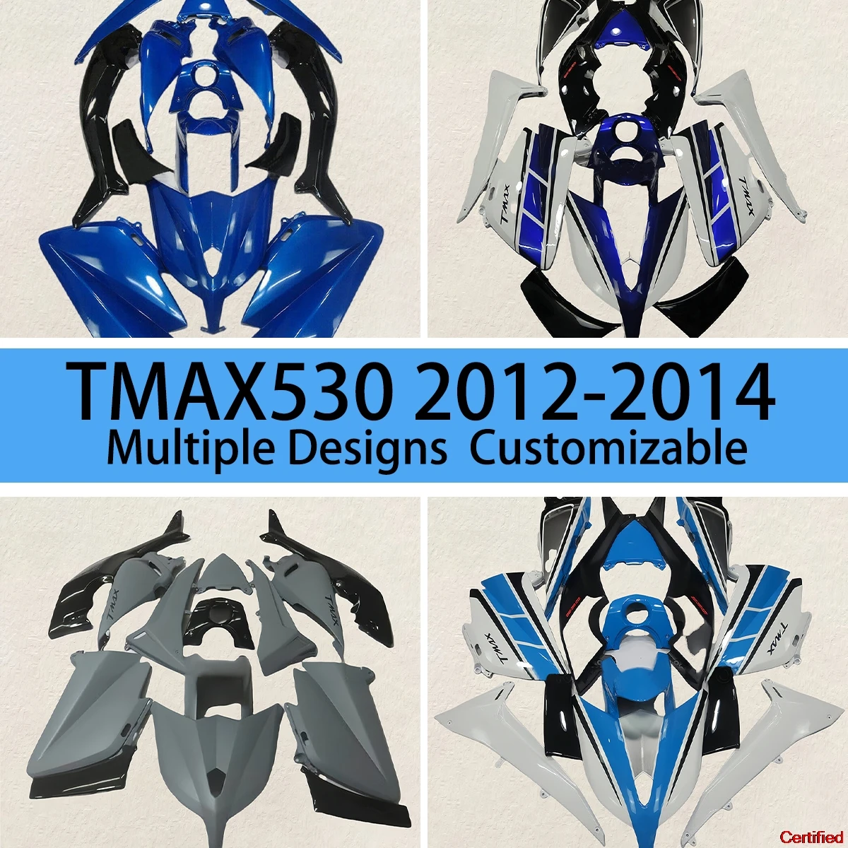Для YAMAHA TMAX 530 2012-2014 комплект пластика для кузова чехлы обтекатели обтекателя