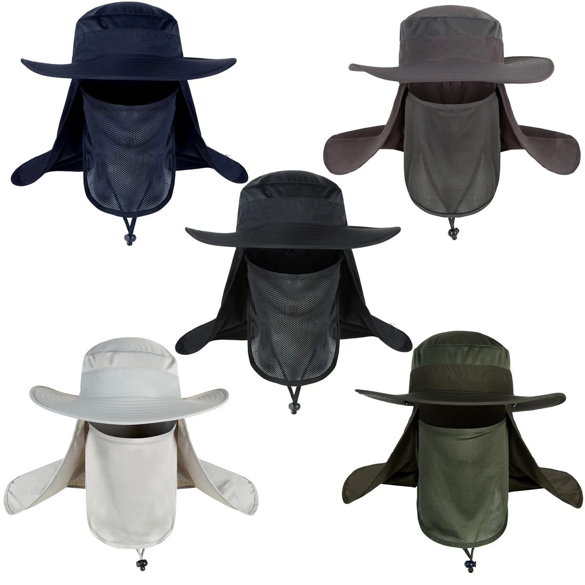 

Шляпа рыболовная мужская с защитой от УФ-лучей и регулируемыми краями