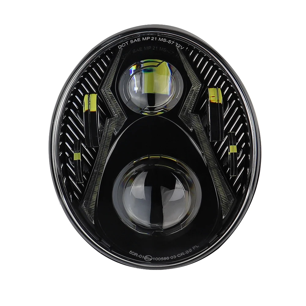 

LED Front Headlight for Softail Breakout 114 FXBR FXBRS 2018 2019 2020 White DRL Daytime Running Light Headlamp