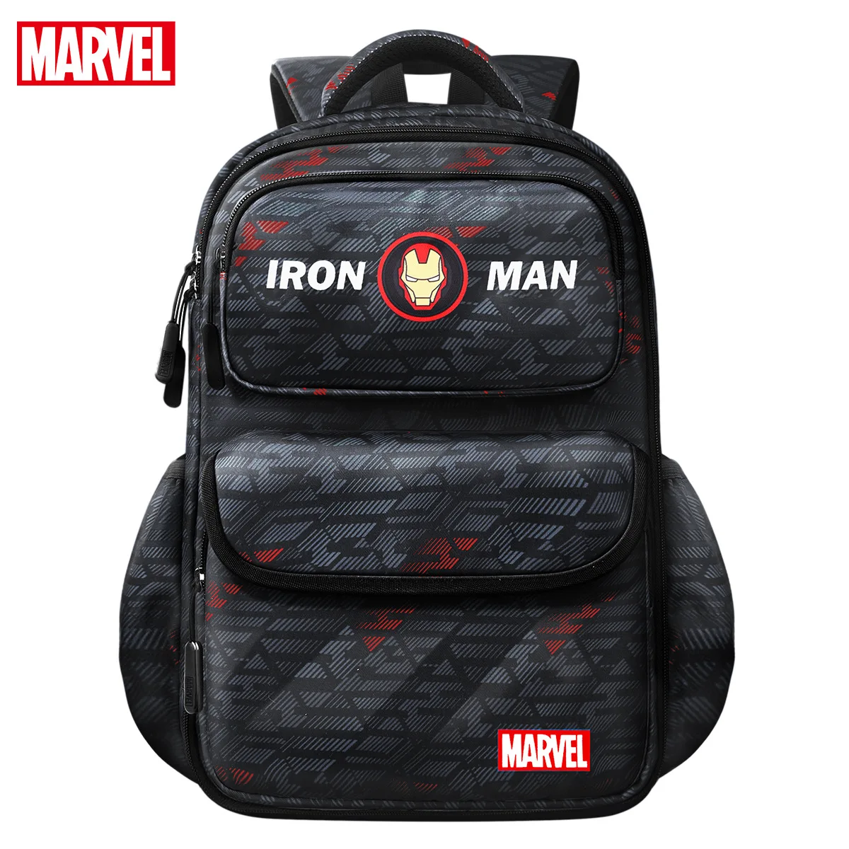 2023 Disney School Bags For Boys Grade 1-5 Primary Student Shoulder Orthopedic Backpack Iron Spider Man Captain America Mochila