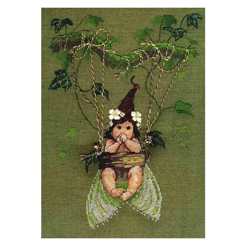 Amishop Высокое качество Популярный прекрасный набор для вышивки крестом Forest Fairy Nimue
