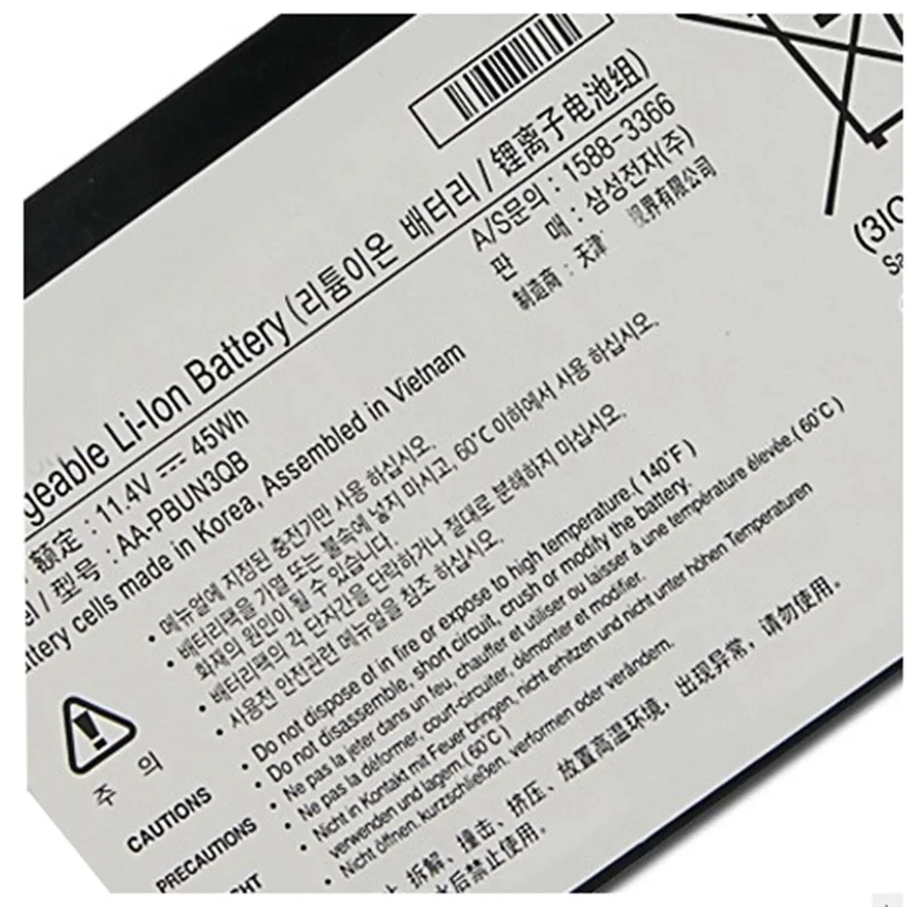 11 4 В 43 Втч AA-PBUN3AB AA-PBUN3QB Аккумулятор для ноутбука Samsung Notebook 7 NP530E5M NP740U5L NP800G5M NP750QUA