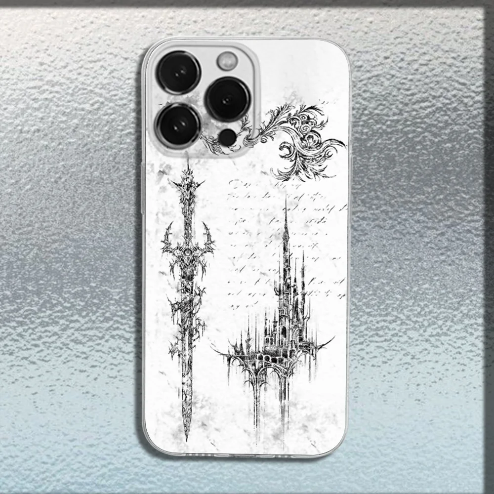 Фото Готический чехол для телефона Cyber Sigil Cross для iPhone 16,15,14,13,12,11 Plus, Pro, Max, XR, XS, X, Plus, SE, мини-прозрачный мягкий чехол №3