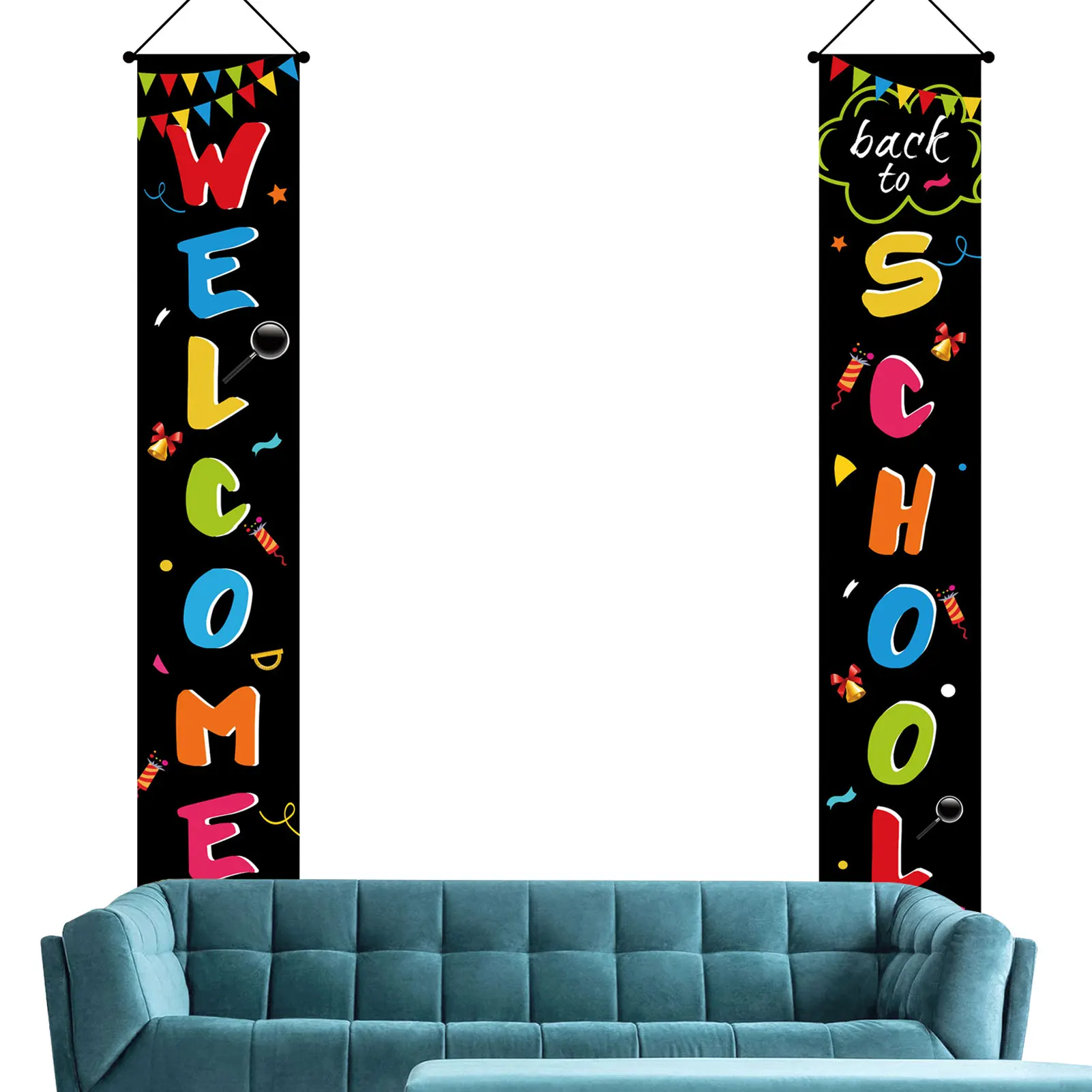 

Back To School Decorations Homecoming Party Banner Welcome Back Sign Welcome Back Yard Banner For Back To School Party