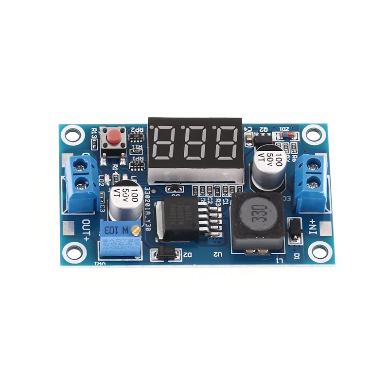 Улучшенная версия XL6009 DC-DC регулируемый Повышающий Модуль от 5-32V до 5-40V 4A с цифровым дисплеем