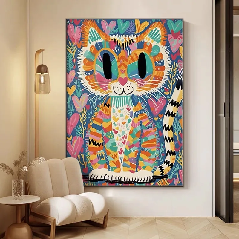 Алмазная картина полная вода алмазный допамин кошка нарисованная вручную маслом