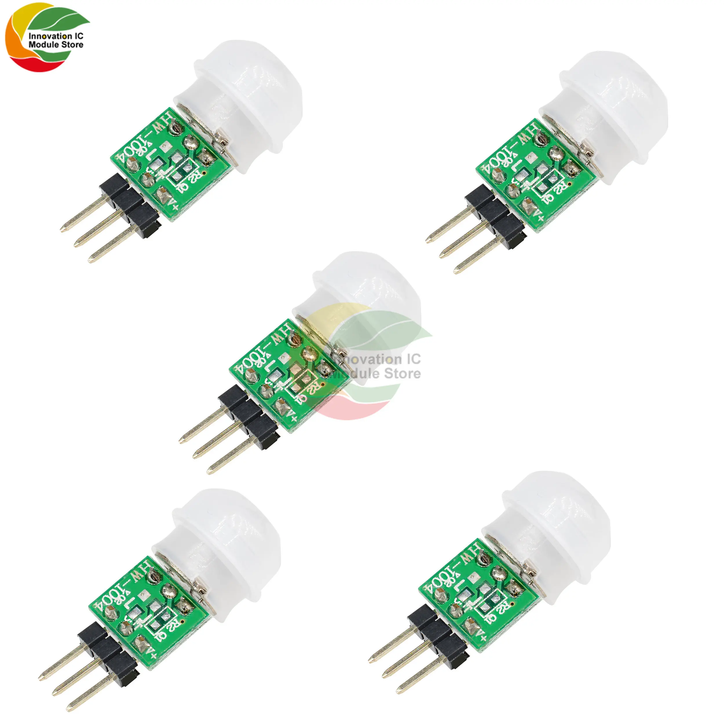 

5PCS Mini IR Pyroelectric Infrared PIR Motion Wireless Human Sensor Module Automatic Detection Module AM312 Module DC 2.7-12V