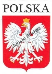 Креативные наклейки Polart, полированный флаг, карта крест и сердце, карта Польши, виниловые наклейки, наклейка, автомобильные аксессуары KK13cm (art.: 3920bbd5e2b07) - 3920bbd5e2b07