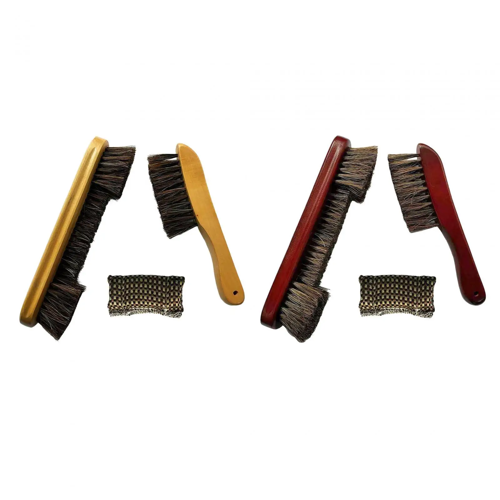 

Horsehair Brush Portable Lightweight Billiards Pool Table Brush Set