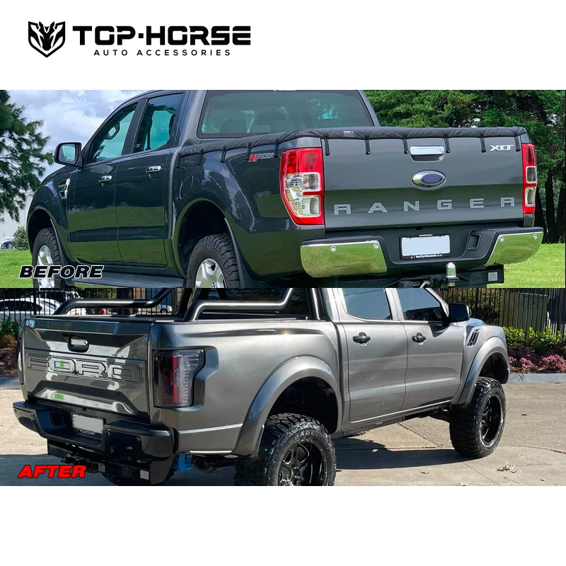 Для-d Ranger T6/T7/T8 Konvertieren Sie In F150 Raptor Body Kit Old To New 4x4 Truck Off Road
