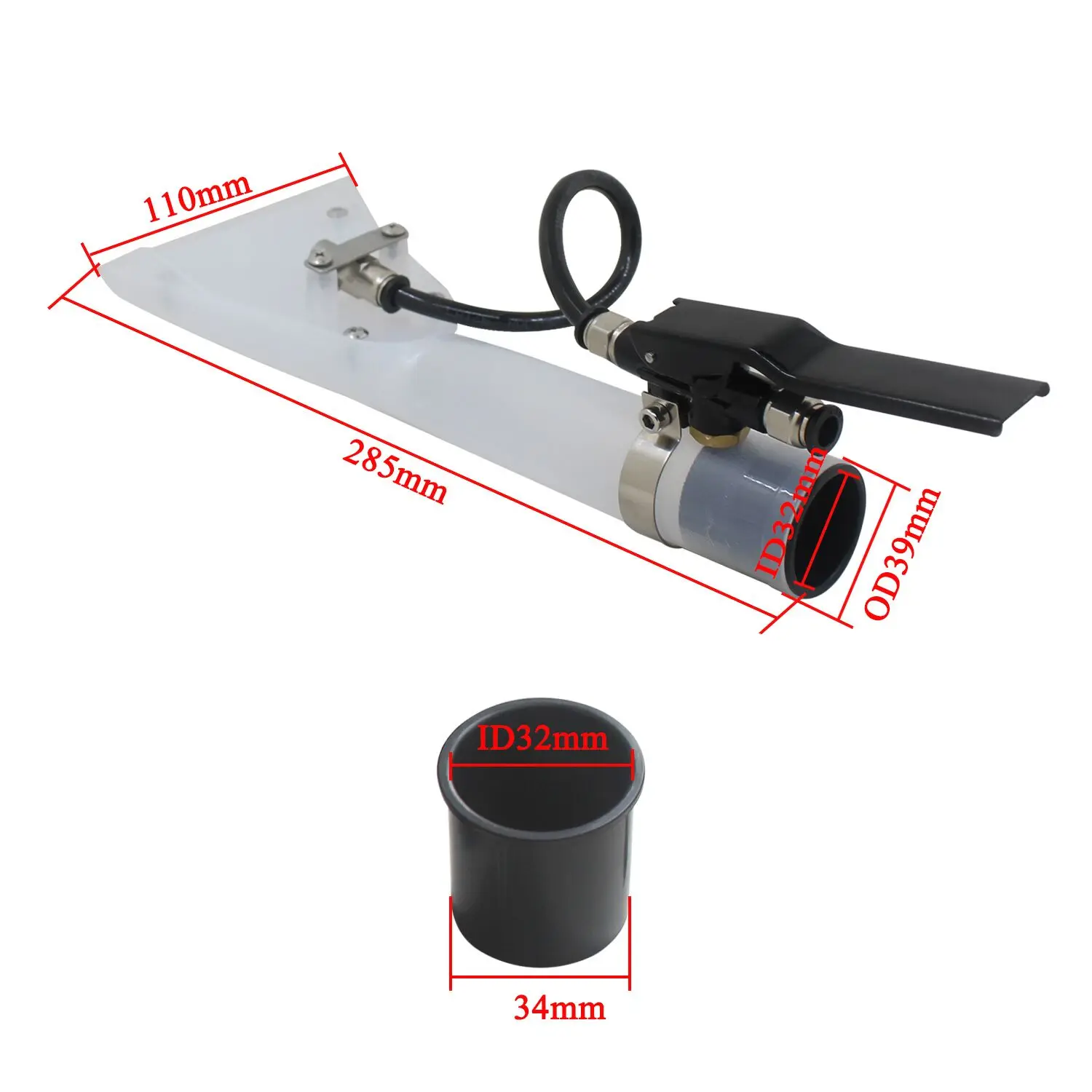 

Насадки для пылесоса прозрачные, 38/35/32 мм