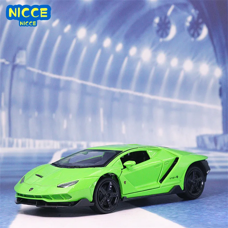 

Nicce LP770 1:32 Lamborghinis Car Alloy Sports Car Model Diecast Sound Super Racing Lifting Tail Kids Toy Car Gift A225