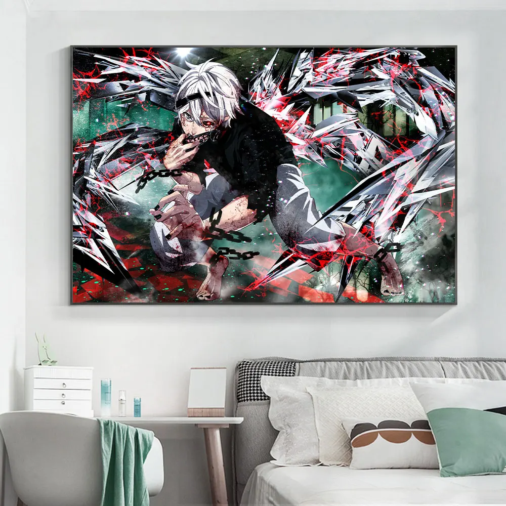 

Japanese Anime Tokyo Ghoul Poster Nordic Style Prints Living Room Picture Home Decoration Printing Canvas Wall Art HD Picture