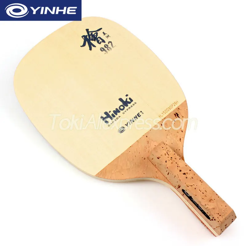 YINHE 982 HINOKI (1 Ply SOLID Hinoki) YINHE Table Tennis Blade / Racket Cypress Japanese Penhold JS Ping Pong Bat / Paddle