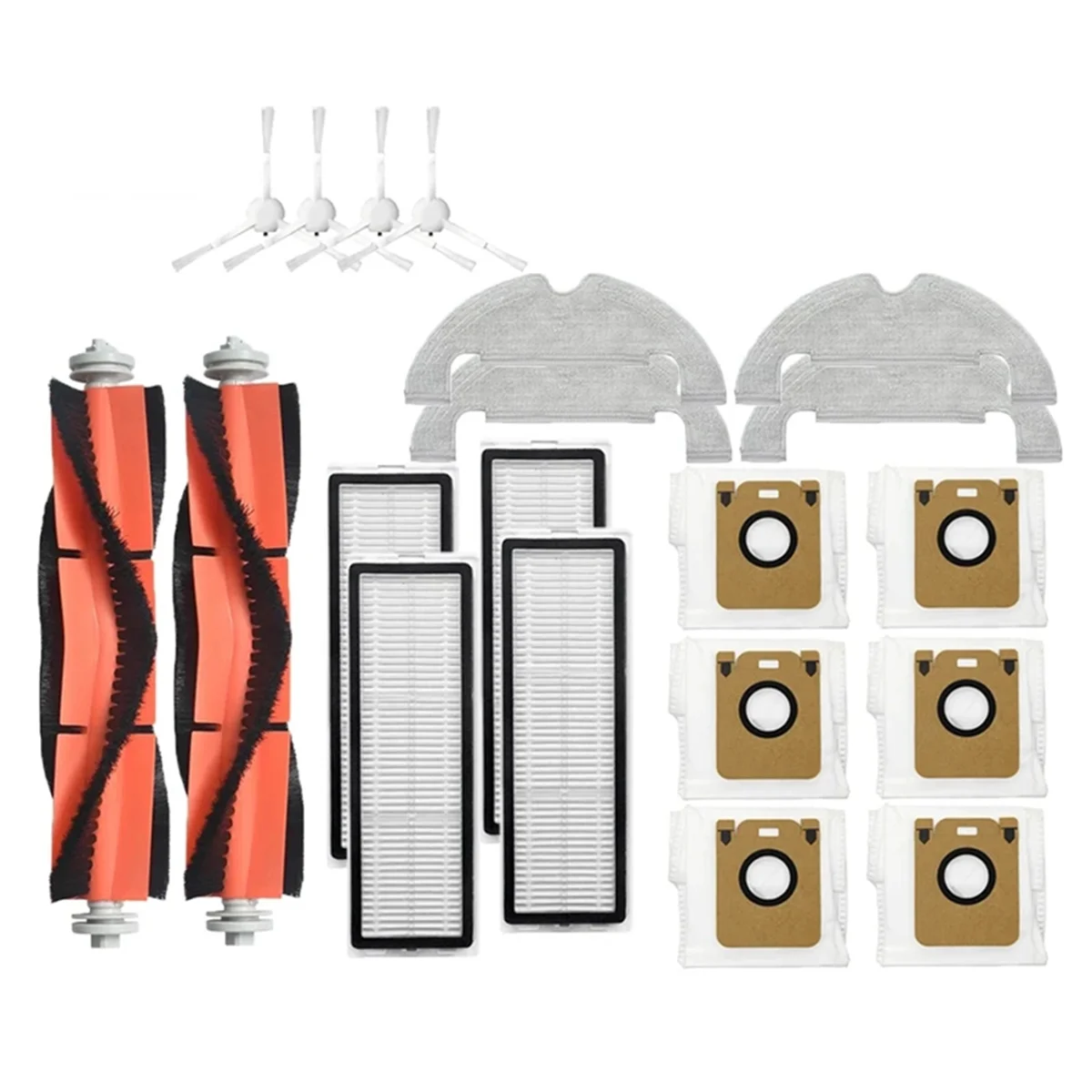 Для Bot D10 Plus RLS3D робот-пылесос Hepa фильтр швабра ткань основная боковая щетка мешок