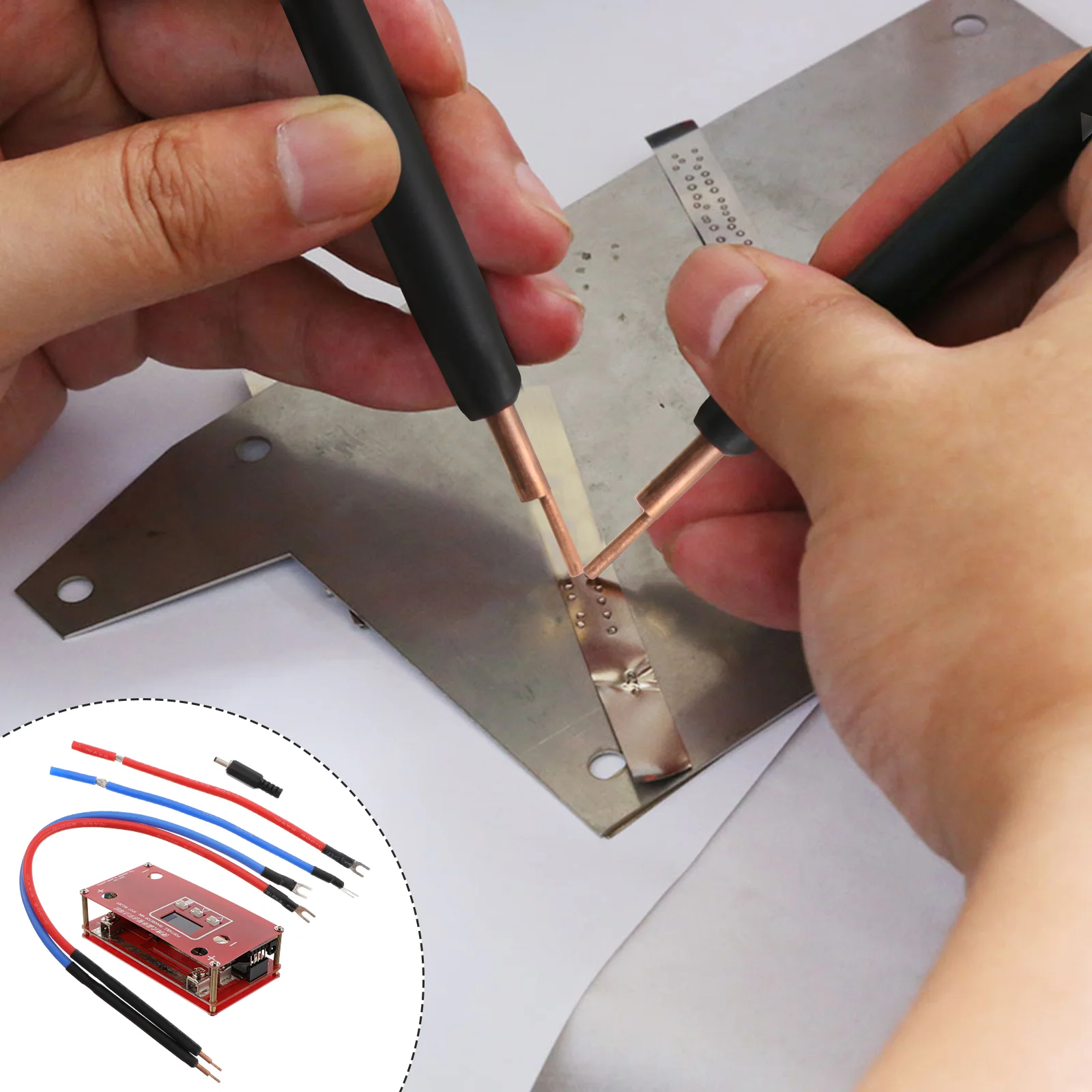 

Portable Energy Storage Spot Welding Machine Pen PCB Circuit Board Welding