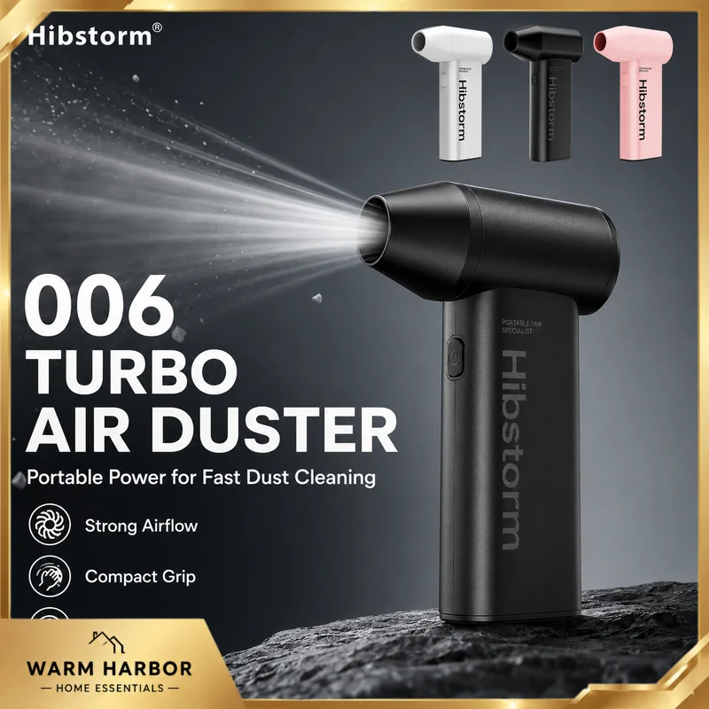 Фото Hibstorm 006 Турбовентилятор Мощный Электрический Воздушный Пистолет для Очистки от Пыли для Компьютерной Клавиатуры, Автомобиля, Домашней Электроники №1