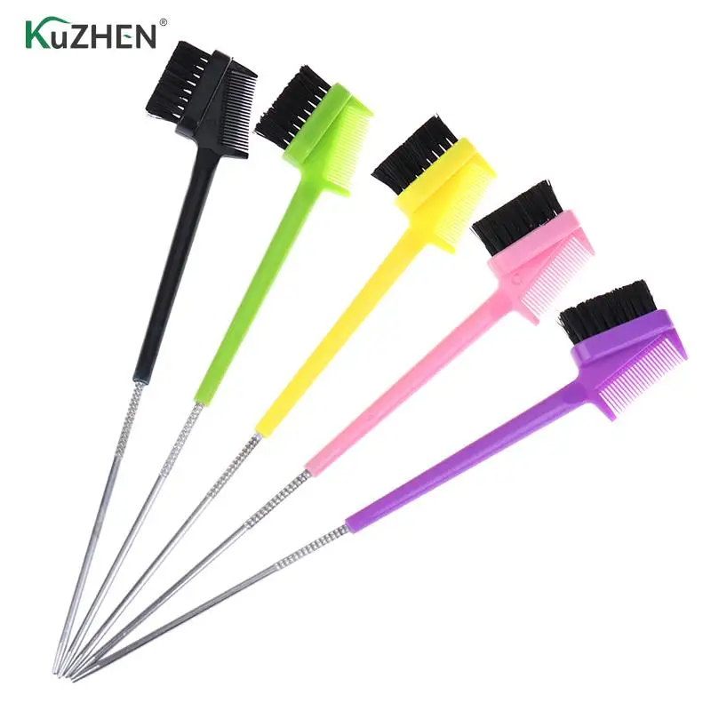 

1pc Double Side Edge Hair Comb Control Hair Brush For Hair Styling Salon Professional Accessories Hair Brush