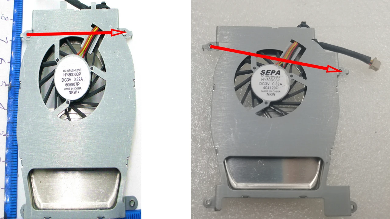 Новый вентилятор для HY80D03P 3V 0.32A99379-00030 M-AW01C-2 Вентилятор охлаждения