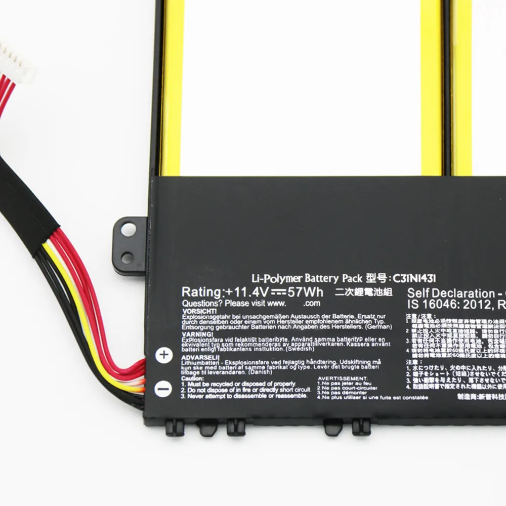 Рисунок 3 - C31N1431 11,4 V 57WH Аккумулятор