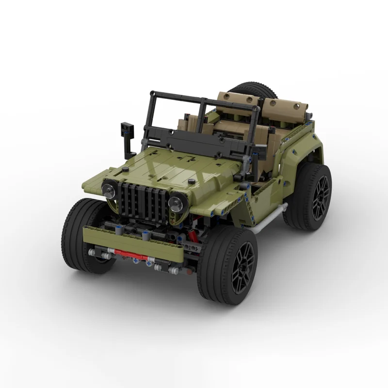 Новый технический конструктор 42110 C Модель-Willys Jeep сделай сам супермашина сборный