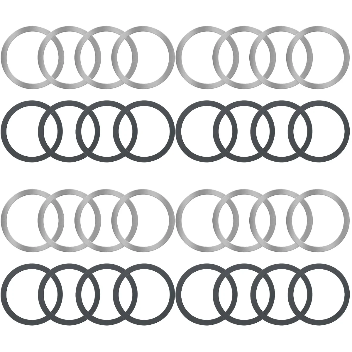 

32 Metal Magnet Plate Wireless Charging Magnetic Sticker Car Mount Holder Ring for Charging