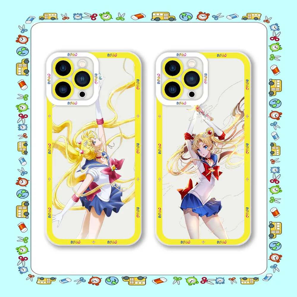 

Cartoon S-Sailor M-Moon Girl Case For Samsung A73 A72 A71 A53 A51 A51 A50 A42 A33 A32 A31 A30 A23 A22 A21S A20S A13 A12 5G Cover