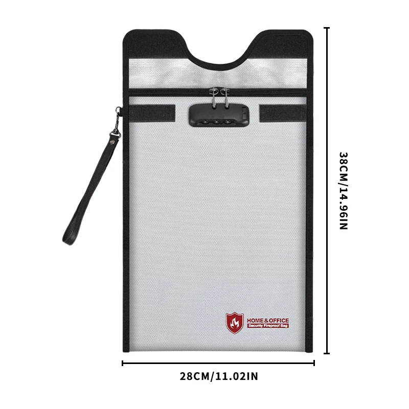 

Огнеупорная Водонепроницаемая Сумка Для Документов Формата А4, Надежный Органайзер Для Файлов, Карманы Для Документов