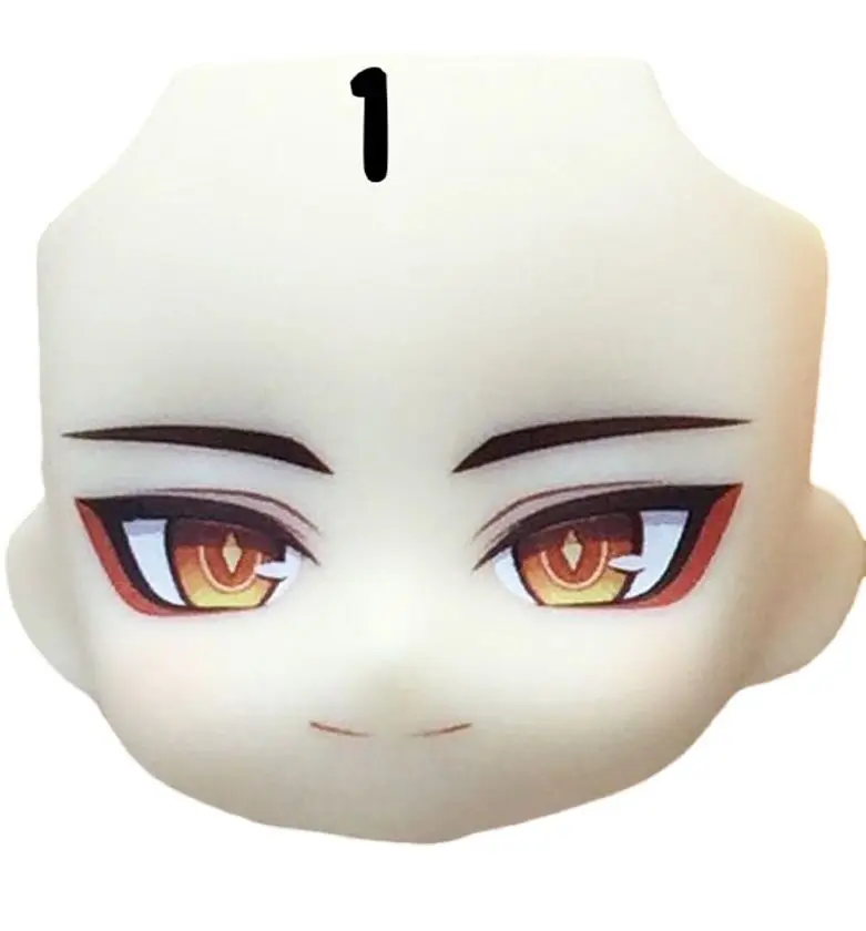 Genshin Impact Zhongli Ob11 водная наклейка для лица глиняная Мужская Лицевая панель ручной