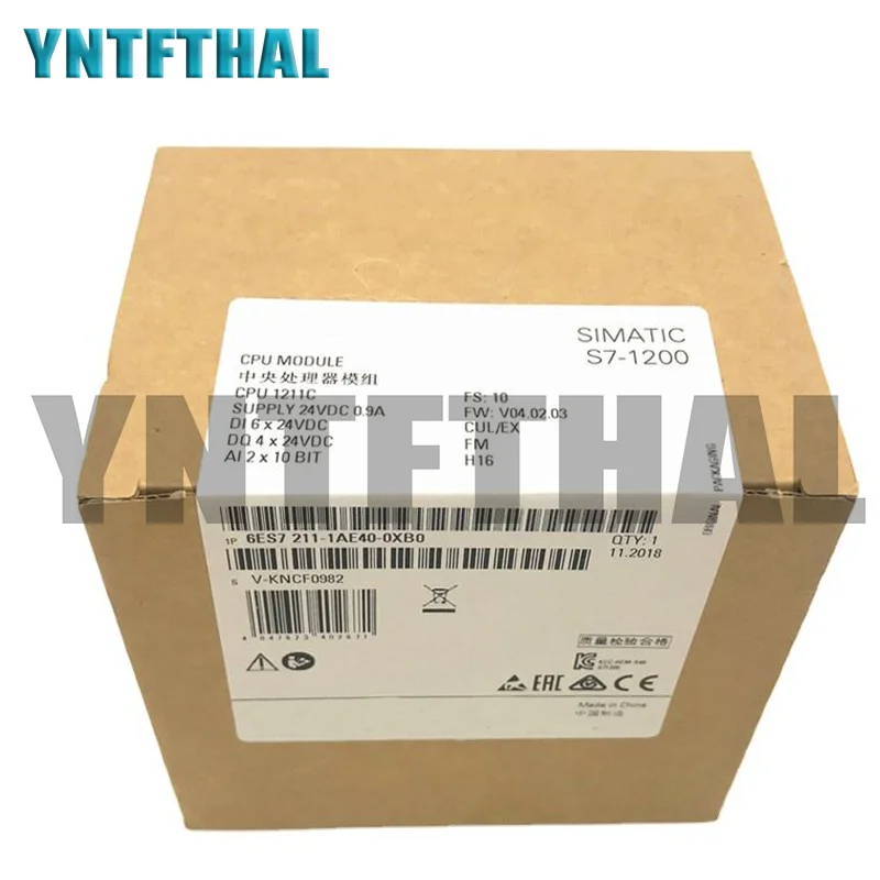 Процессор S7-1200 CPU 1211C 6ES7211-1AE40-0XB0 6ES7211-1BE40-0XB0 6ES7211-1HE40-0XB0