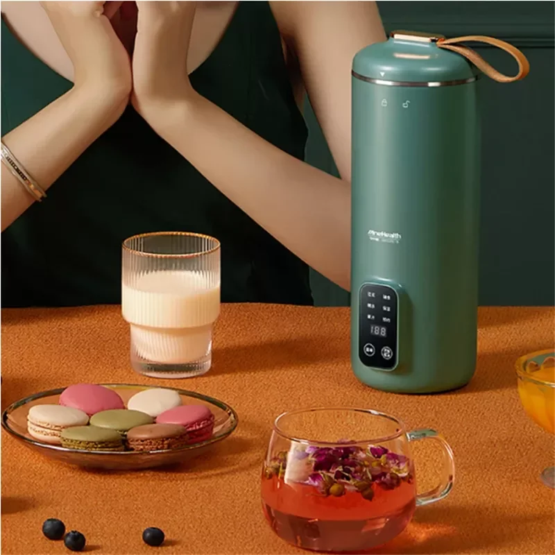 

220V Soybean Milk Maker Portable Mini Electric Fruit Juicer Multicooker Breakfast Supplement Machine Filter-free Mixer