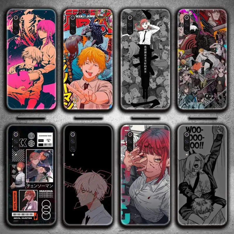 

Japan Cartoon Anime Chainsaw Man Phone Case for Xiaomi Mi Note 10 Lite Mi 9T Pro xiaomi 10 CC9 9SE