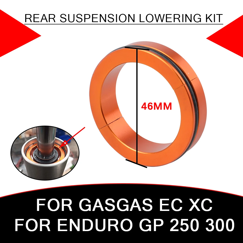 Фото Для GASGAS EC XC 300 ENDURO GP 250 GP250 GP300 EC250 XC250 2020 аксессуары 46 мм комплект для опускания задней подвески амортизатора №1