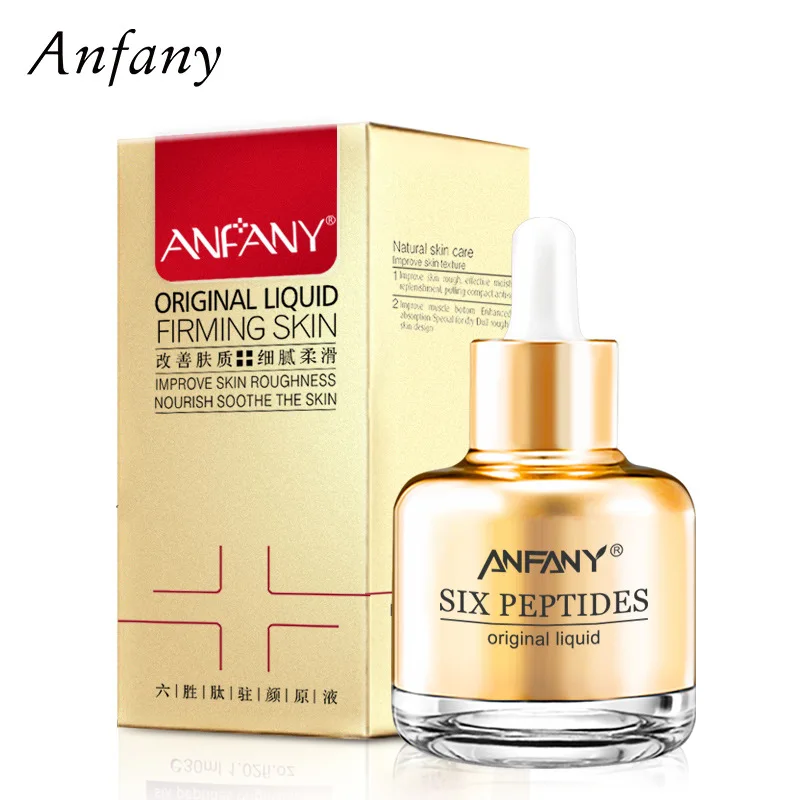 Anfany 30ml 1pcs Hexapeptide Stock Solution Firming Essence Hydrating and Moisturizing Dilute Fine Lines Nasolabial Crow's Feet