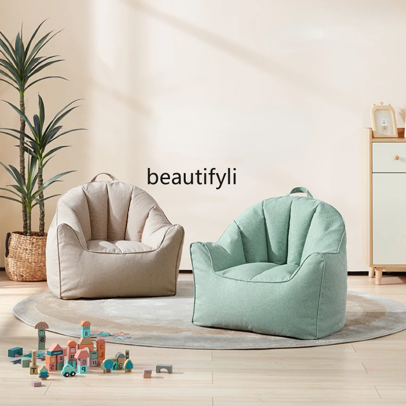 

yj Bedroom Living Room Lazy Sofa Shell Bean Bag Tatami Leisure Creative Small Sofa Recliner