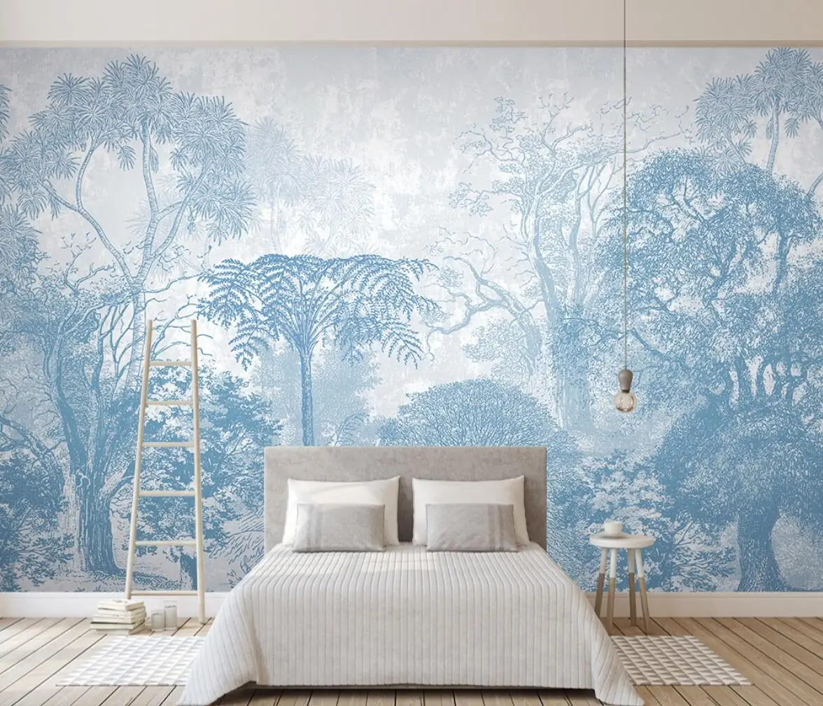 

beibehang custom forest woods Mural Wallpapers for Living Room photo art 3D wallpaper for bedroom walls TV Sofa Study Home Decor