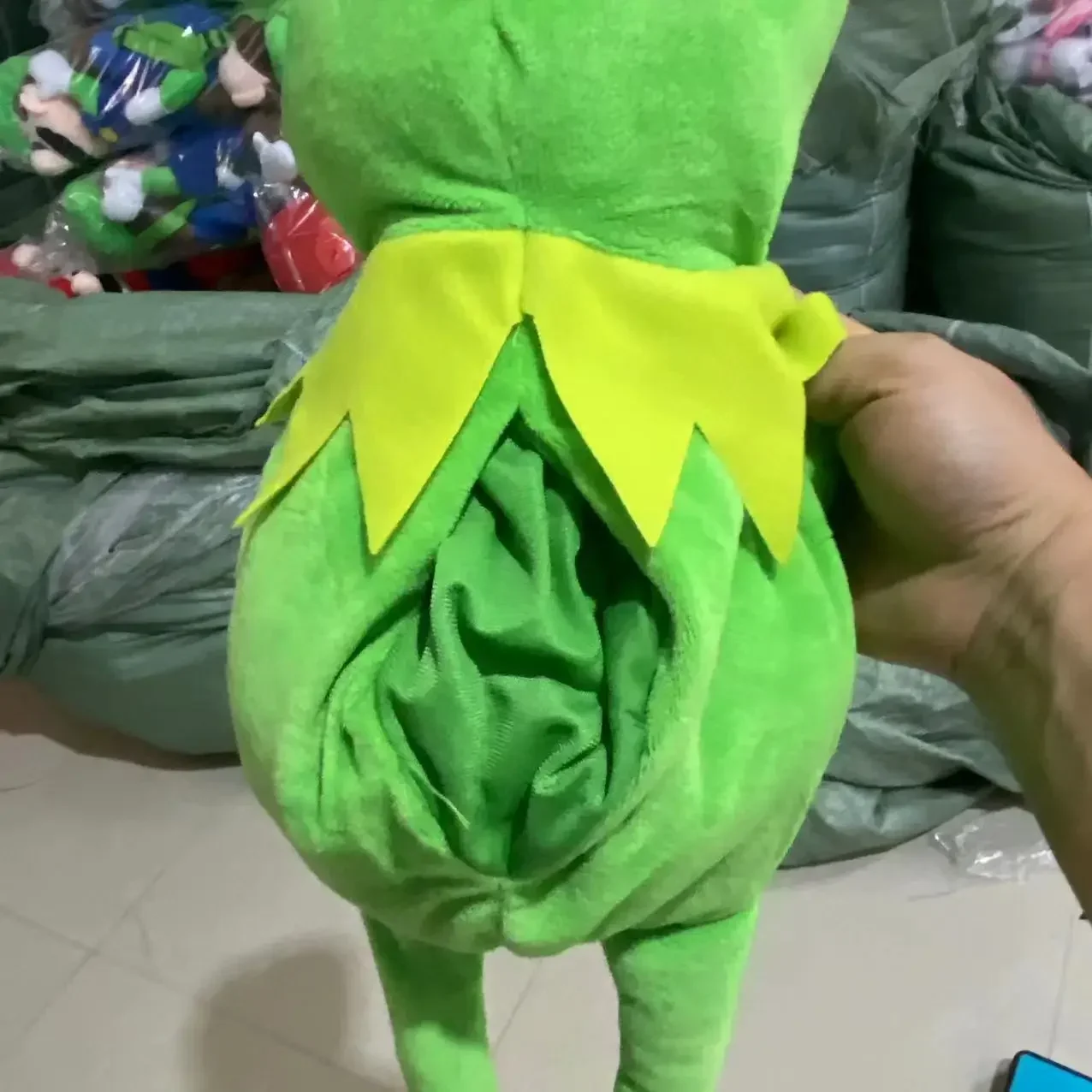 Забавная плюшевая кукла Kermit The Frog ручная школьная сумка лягушка игрушка в виде